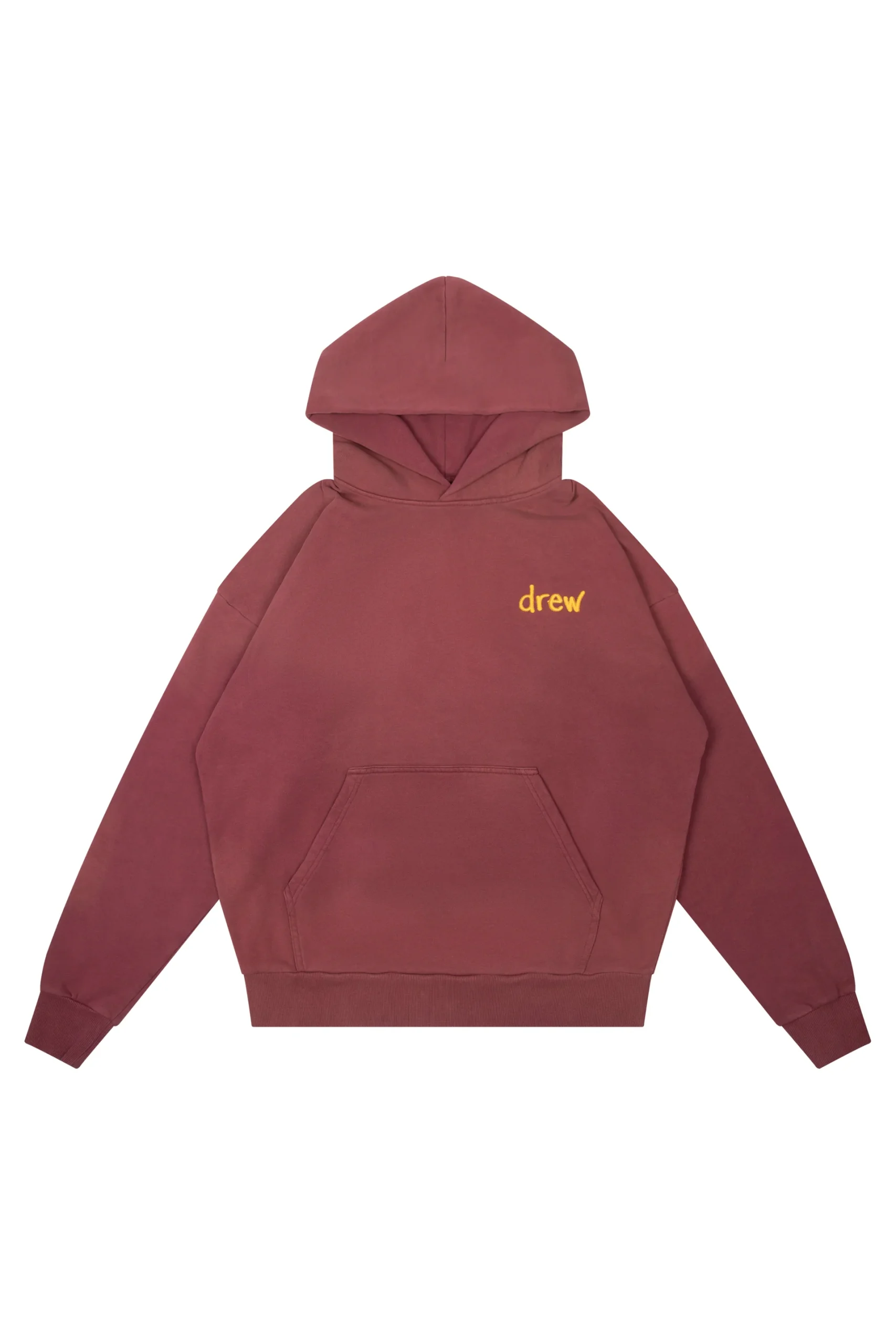 Frame22-scaled-1.webp Drew House Scribble Hoodie Faded Maroon - Image 1